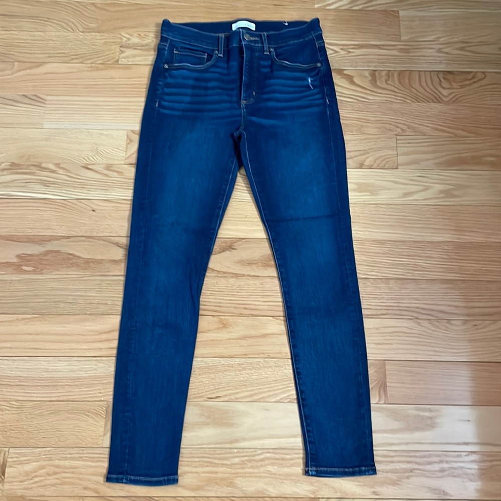 Loft blue jeans high waist skinny jean